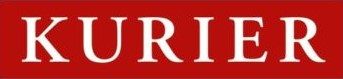 Logo des Kurier, rot mit weißer Schrift.