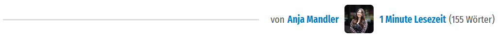 von
Anja Mandler
Teamfoto von 5min.at: von
Anja Mandler
1 Minute Lesezeit(155 Wörter)