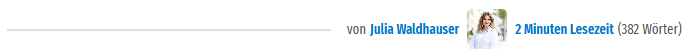 von
Julia Waldhauser
Teamfoto von 5min.at: Julia Waldhauser ist für die Online-Redaktion Graz tätig.
2 Minuten Lesezeit(382 Wörter)