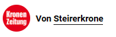 Logo mit dem Text "Von Steierkrone" in roter Schrift.