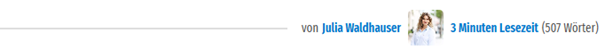 von
Julia Waldhauser
Teamfoto von 5min.at: Julia Waldhauser ist für die Online-Redaktion Graz tätig.
3 Minuten Lesezeit(507 Wörter)
